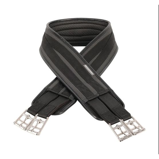 Hy Equestrian Waffle Girth Single End Elasticated One End Black