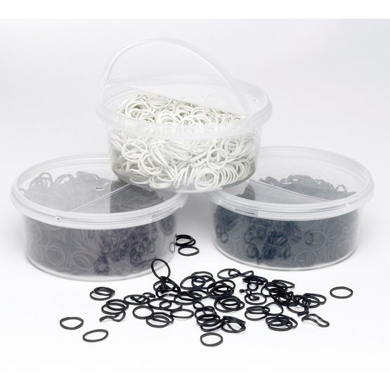 Lincoln Plaiting Bands In Half Open Container Brown
