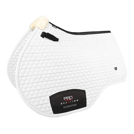 Hy Equestrian Proreaction Shield Close Contact Saddlepad Wht Saddle Pad White