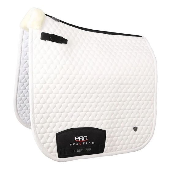 Hy Equestrian Proreaction Shield Dressage Saddlepad Saddle Pad White