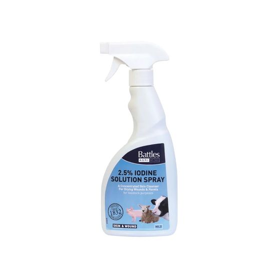 Battles 2.5% Iodine Solution Spray