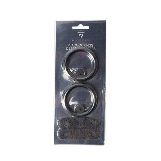 Hy Equestrian Peacock Rings &amp; Ather Straps Black