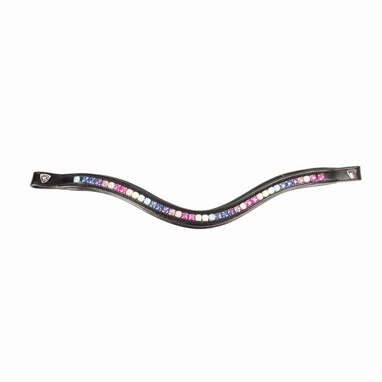 Hy Equestrian Propresicce Signature Browband Rainbow Rainbow Diamante