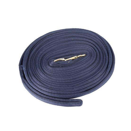 Hy Equestrian Soft Webbing Lunge Rein Navy