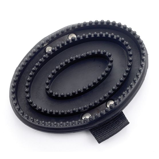 Lincoln Rubber Curry Comn With Web Handle Black