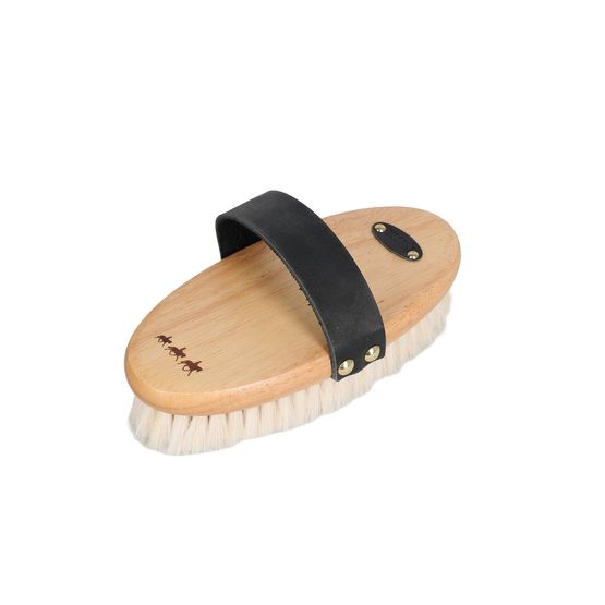 Supreme Products Gleaming Coat Finishing Brush Goat Hair Wood