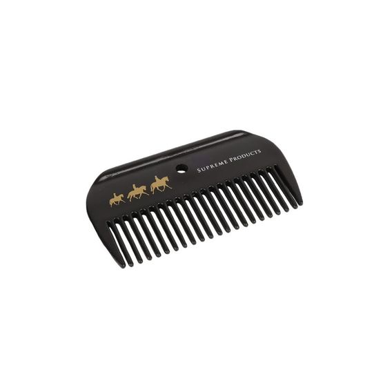 Supreme Products Pampered Pony Mane Comb Black/Gold