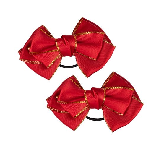 Supreme Products Picture Perfect Hair Bows Red/Gold