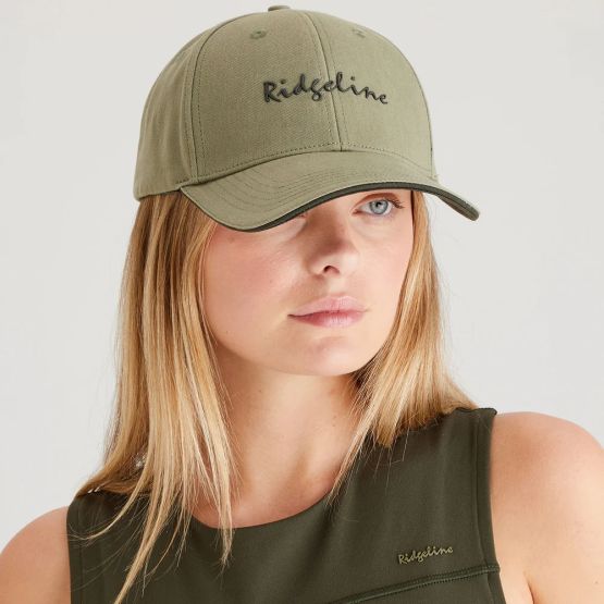 Ridgeline Unisex Khaki Green Signature Cap