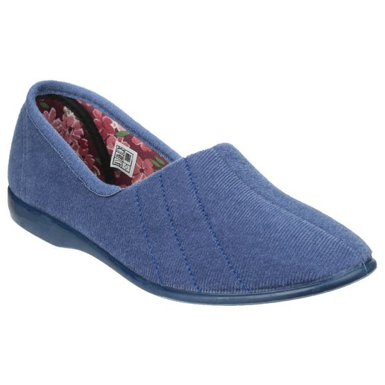 Audrey Ladies Slipper in Blueberry