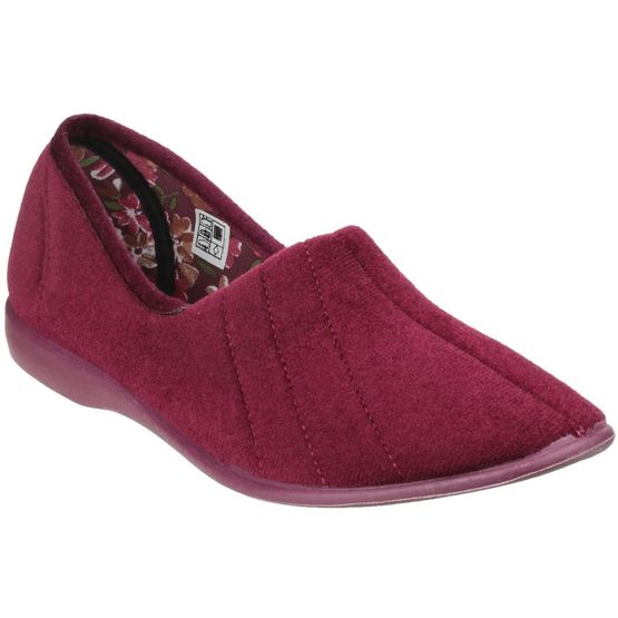 Audrey Ladies Slipper in Burgundy