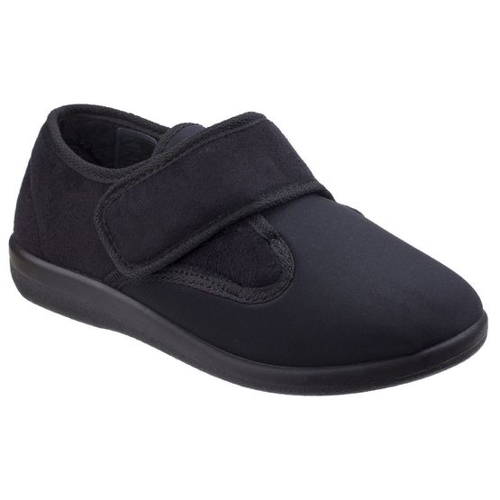 Frenchay Ladies Classic Slippe in Black