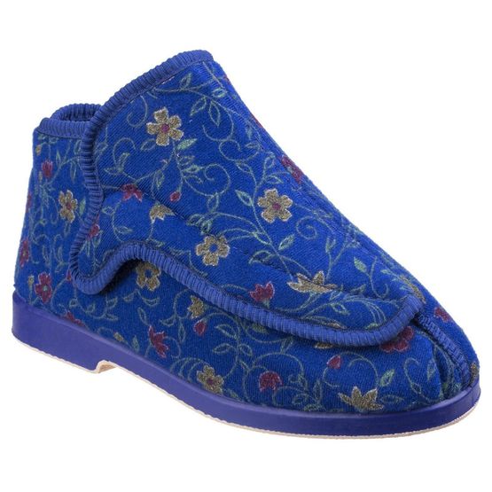 Rhona Ladies Extra Wide Fit Sl in Blue