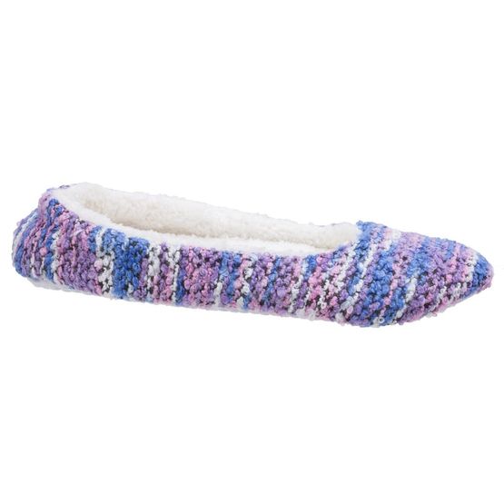 Morzine Knitted Slipper in Pink