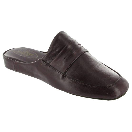 Aramis Mens Mule Slipper in Wine