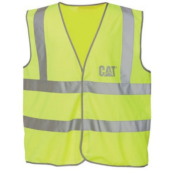 Caterpillar Printed Hi-Vis Vest - Yellow