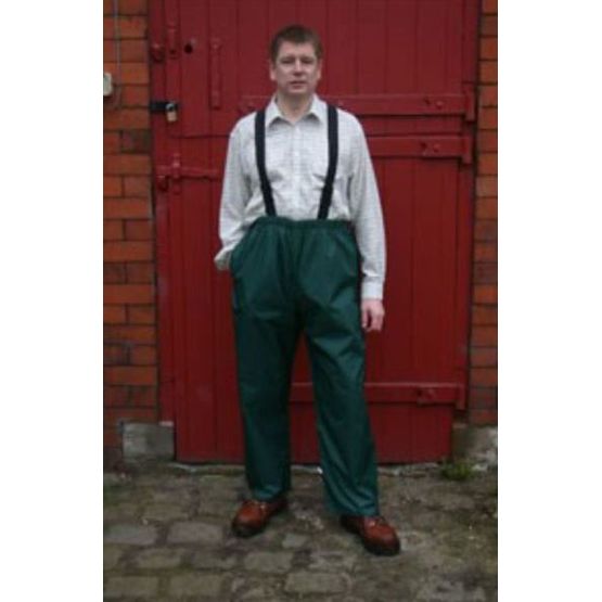 GD Textile Delamere Waterproof Brace Farming Trousers - Green