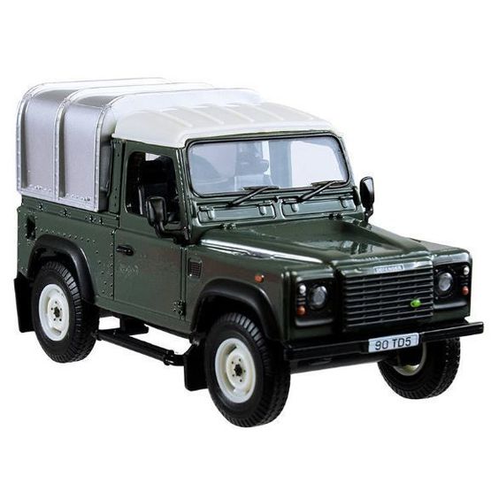 Britains Land Rover Defender 90 With Canopy - Green