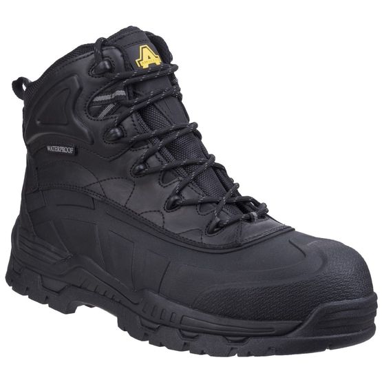 Amblers FS430 Black Hybrid Non-Metallic Waterproof Safety Boots