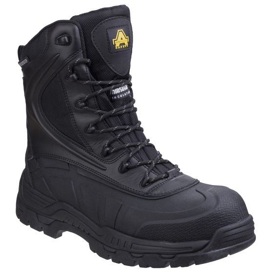 Amblers Safety AS440 Hybrid Metal Free Hi-leg in Black