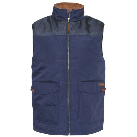 Caterpillar AG Vest Zip Up in Eclipse