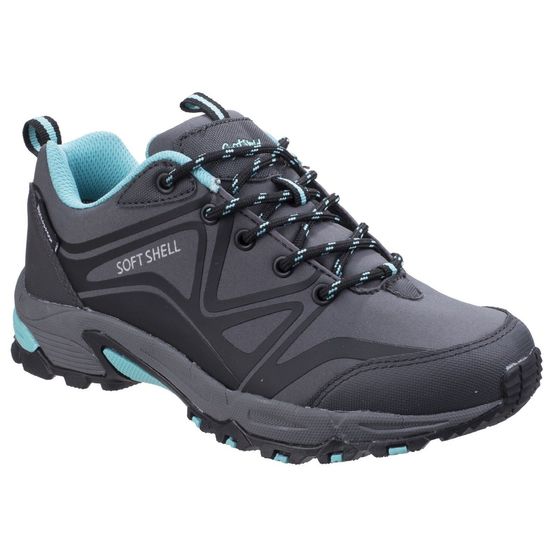 Cotswold Abbeydale Low Hiker in Grey/Black/Aqua