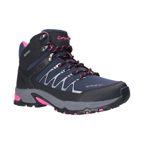 Cotswold Abbeydale Mid Hiker in Navy/Black/Fuchsia