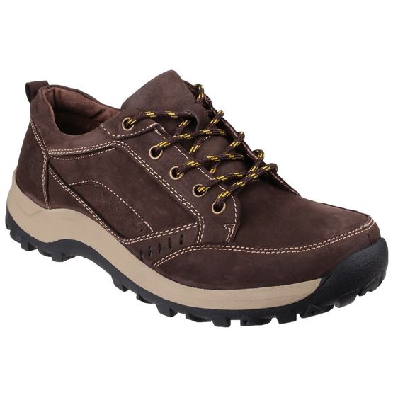 Cotswold Nailsworth Lace Up Brown Shoes