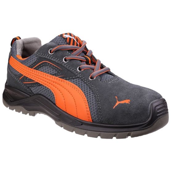 Puma Safety Omni Flash Low Lace Up Safety Shoes in Orange