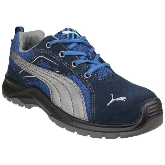 Puma Omni Sky Low Lace-Up Safety Trainers - Blue