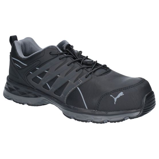 Puma Safety Velocity 2.0 Lace-Up Safety Shoes - Black