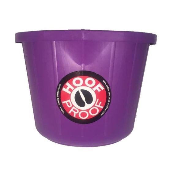 Tony Mitchell Heavy Duty Hoof Proof Horse Bucket - 15 Litre (Purple)