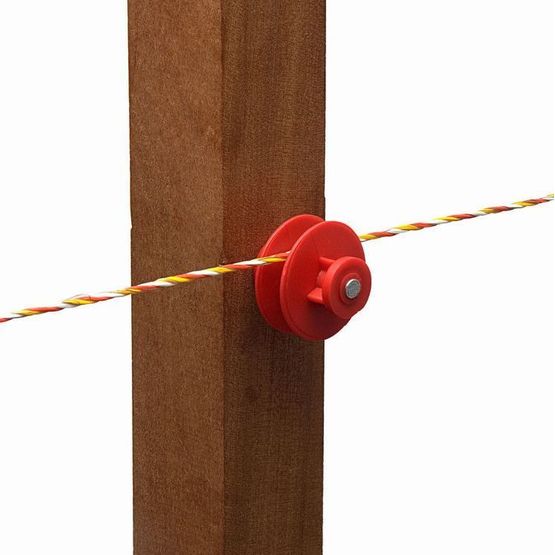 Hotline Red Bobbin Butterfly Insulators - 100 Pack