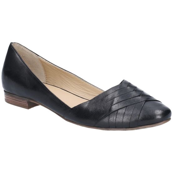 Hush Puppies Marley Ballerina Slip On Shoe in Black