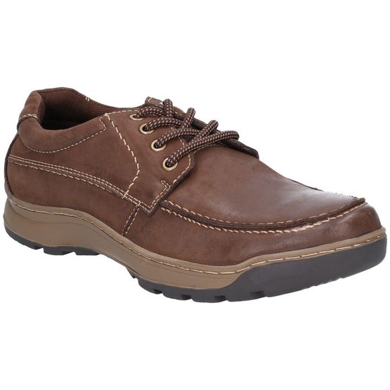 Hush Puppies Tucker Casual Leather Lace-Up Shoes - Brown