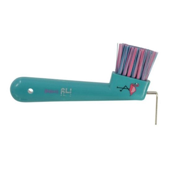 HyShine Flamingo Hoof Pick - Teal/Provence Blue
