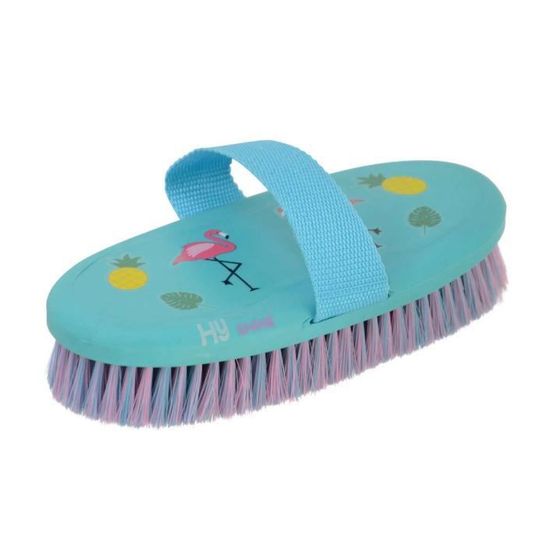 HyShine Flamingo Body Brush - Teal/Provence Blue
