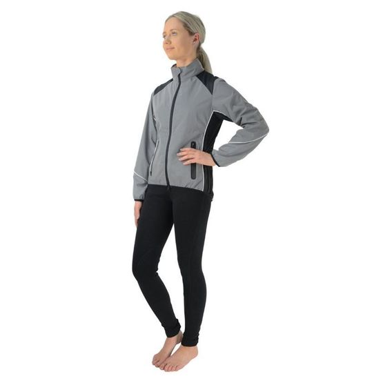 HyVIZ Reflective Riding Jacket - Silver
