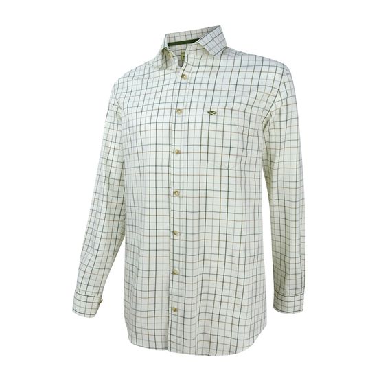 Hoggs Balmoral Tattersall Shirt - Navy/Wine