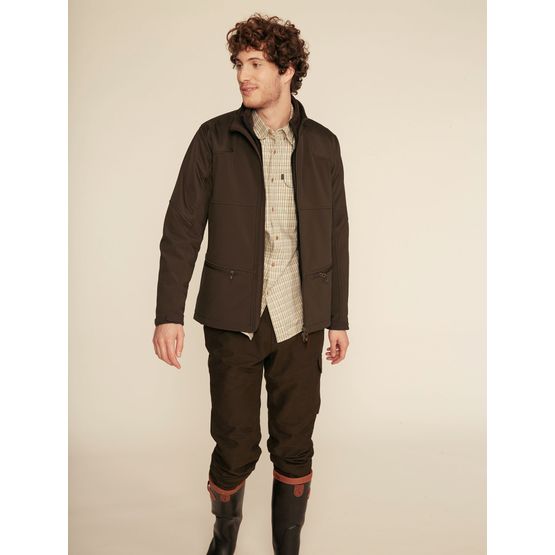 Aigle Men's Benyl Shell Jacket - Brown