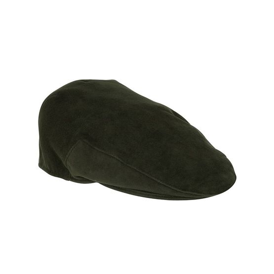 Hoggs of Fife Waterproof Moleskin Cap - Dark Olive