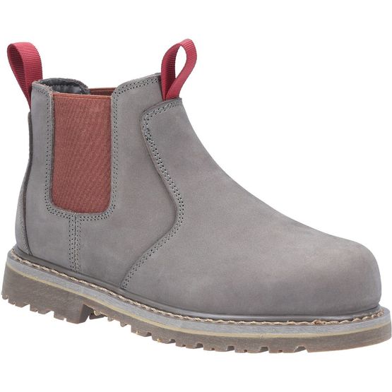 Amblers Safety AS106 Sarah Slip-On Steel Toe Safety Boot in Grey