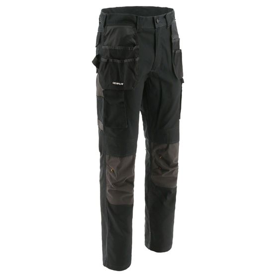 Caterpillar Essentials Knee Pocket Work Trouser in Black