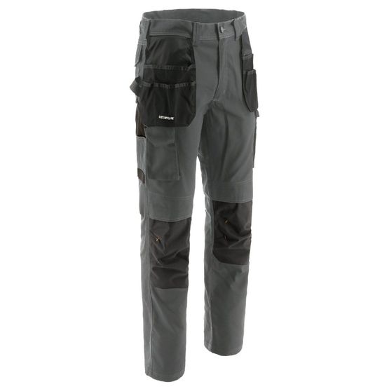 Caterpillar Essentials Knee Pocket Work Trouser in Dark Shadow