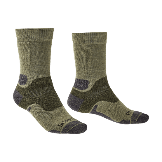 Bridgedale Hike Merino Performance Boot Sock in Green