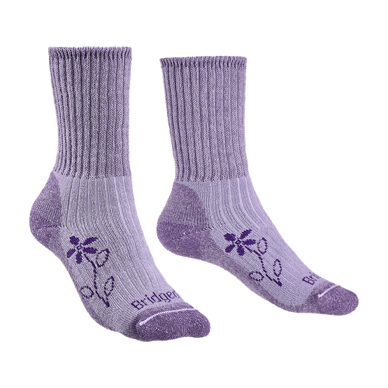 Bridgedale Hike Women's Merino Comfort Boot Sock in Violet