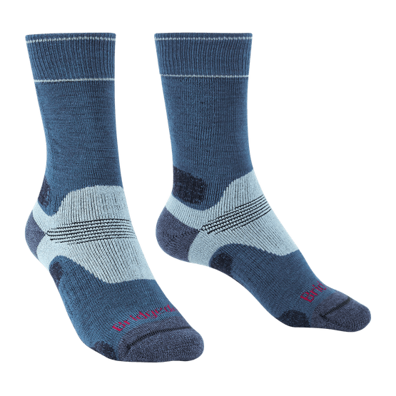 Bridgedale Hike Women's Merino Performance Boot Sock in Blue/Sky