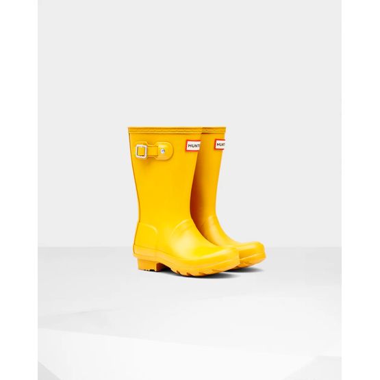 Hunter Original Children's Yellow Wellington Boots