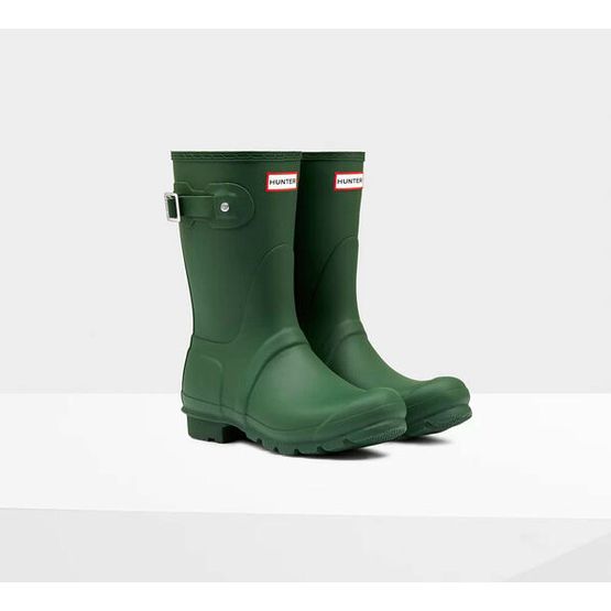 Hunter Women's Original Short Wellington Boots - Hunter Green