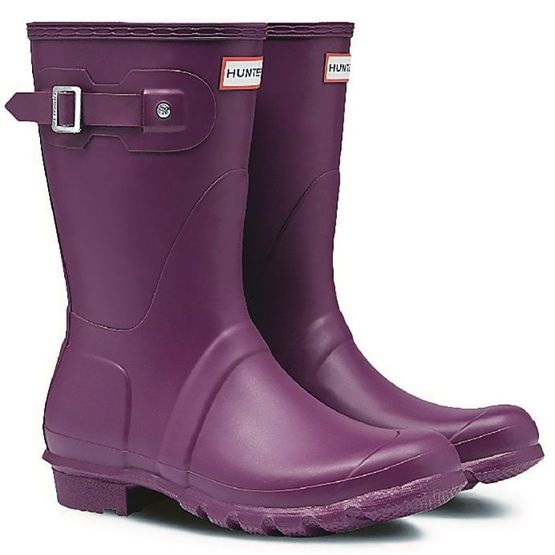 Hunter Original Short Violet Regular Fit Wellington Boot